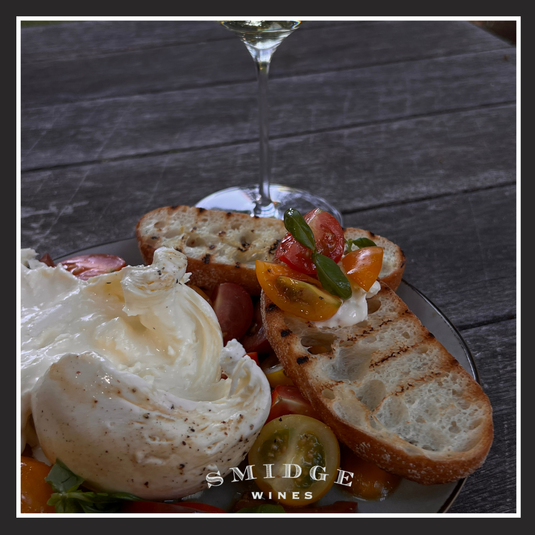 Recipe: Burrata with Heirloom Tomatoes & Basil